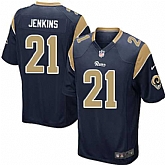 Nike Men & Women & Youth Rams #21 Jenkins Navy Team Color Game Jersey,baseball caps,new era cap wholesale,wholesale hats